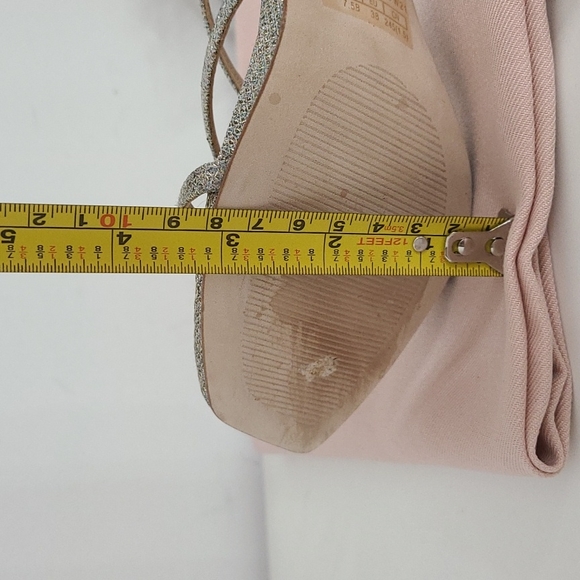 Stuart Wietzman Gold/Silver Glitter Heels - Picture 6 of 7